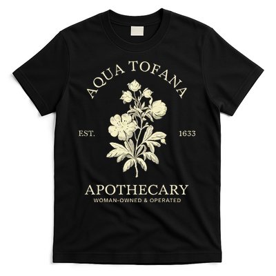 Feminist Aqua Tofana Apothecary Vintage Design T-Shirt