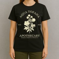 Feminist Aqua Tofana Apothecary Vintage Design T-Shirt