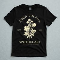 Feminist Aqua Tofana Apothecary Vintage Design T-Shirt
