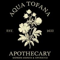 Feminist Aqua Tofana Apothecary Vintage Design T-Shirt