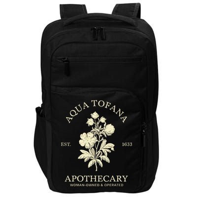 Feminist Aqua Tofana Apothecary Vintage Design Impact Tech Backpack