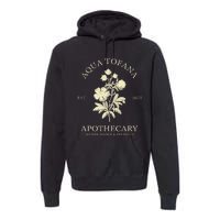 Feminist Aqua Tofana Apothecary Vintage Design Premium Hoodie