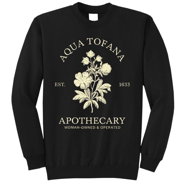 Feminist Aqua Tofana Apothecary Vintage Design Tall Sweatshirt