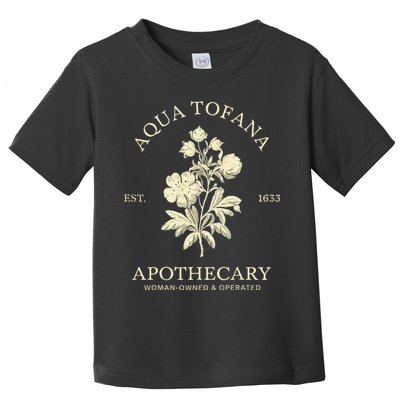 Feminist Aqua Tofana Apothecary Vintage Design Toddler T-Shirt