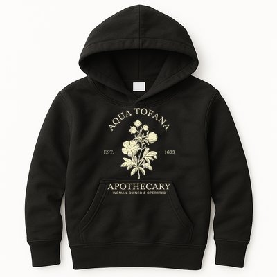 Feminist Aqua Tofana Apothecary Vintage Design Kids Hoodie