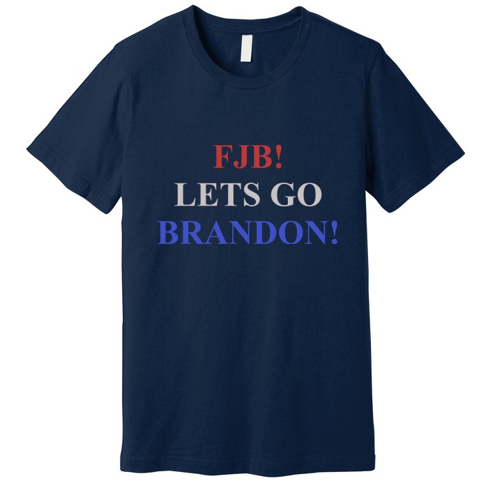 FJB AMERICAN TEE SHIRT. LETS GO BRANDON. Premium T-Shirt