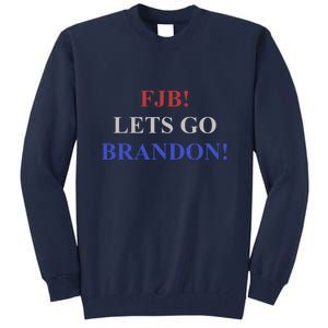 FJB AMERICAN TEE SHIRT. LETS GO BRANDON. Tall Sweatshirt