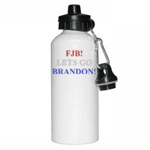 FJB AMERICAN TEE SHIRT. LETS GO BRANDON. Aluminum Water Bottle