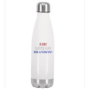 FJB AMERICAN TEE SHIRT. LETS GO BRANDON. Stainless Steel Insulated Water Bottle