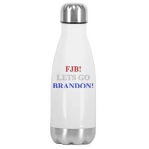 FJB AMERICAN TEE SHIRT. LETS GO BRANDON. Stainless Steel Insulated Water Bottle