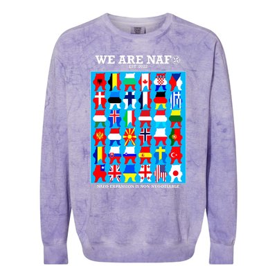 Fellas Around The Globe Colorblast Crewneck Sweatshirt