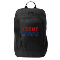 Funny Anti Trump 2024 Elections Make Lying Wrong Again City Backpack