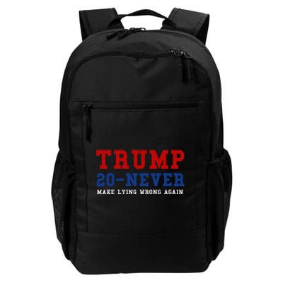 Funny Anti Trump 2024 Elections Make Lying Wrong Again Daily Commute Backpack