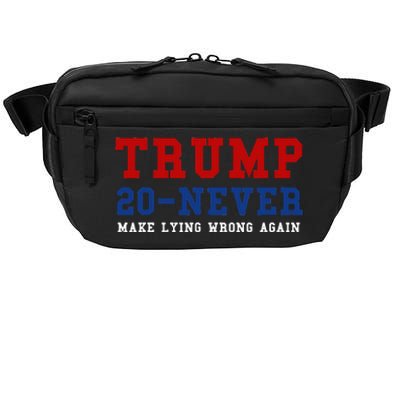 Funny Anti Trump 2024 Elections Make Lying Wrong Again Crossbody Pack