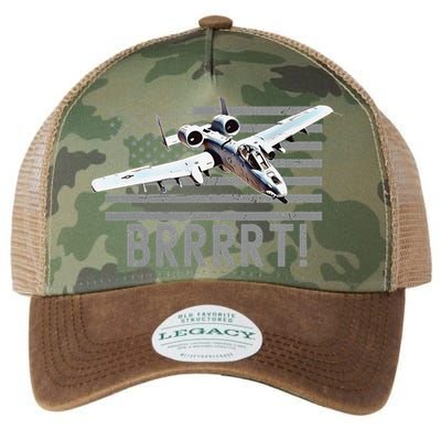 Funny A10 Thunderbolt Warthog BRRRRRT Legacy Tie Dye Trucker Hat