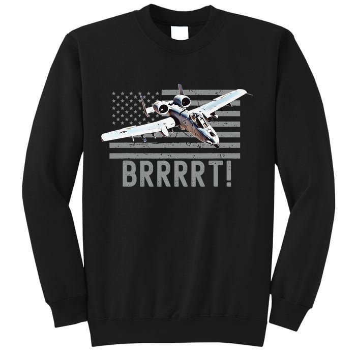 Funny A10 Thunderbolt Warthog BRRRRRT Sweatshirt