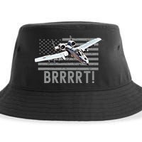 Funny A10 Thunderbolt Warthog BRRRRRT Sustainable Bucket Hat
