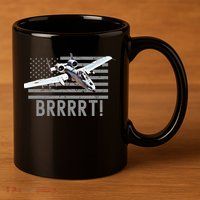 Funny A10 Thunderbolt Warthog BRRRRRT 11oz C Handle Ceramic Mug