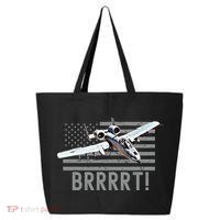 Funny A10 Thunderbolt Warthog BRRRRRT 25L Jumbo Tote