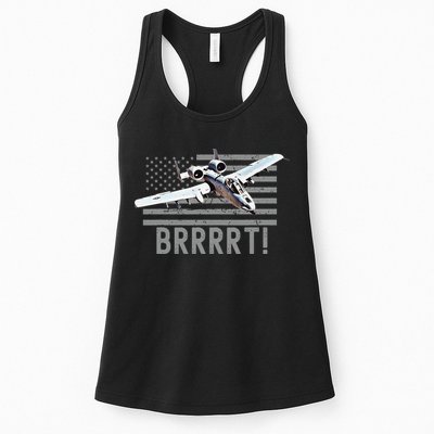 Funny A10 Thunderbolt Warthog BRRRRRT Womens Tank Top