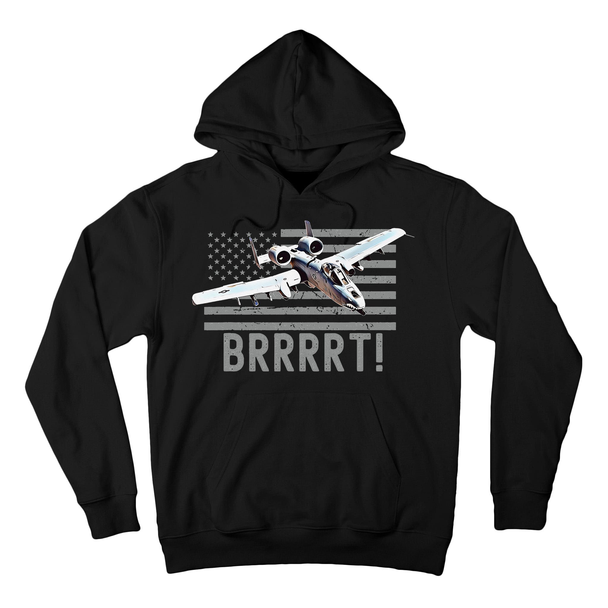 Funny A10 Thunderbolt Warthog BRRRRRT Tall Hoodie