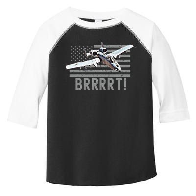 Funny A10 Thunderbolt Warthog BRRRRRT Toddler Fine Jersey T-Shirt