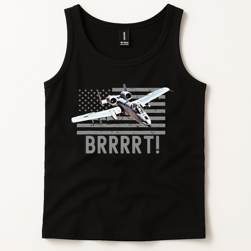 Funny A10 Thunderbolt Warthog BRRRRRT Tank Top