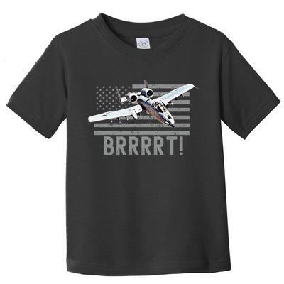 Funny A10 Thunderbolt Warthog BRRRRRT Toddler T-Shirt
