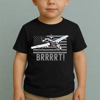 Funny A10 Thunderbolt Warthog BRRRRRT Toddler T-Shirt