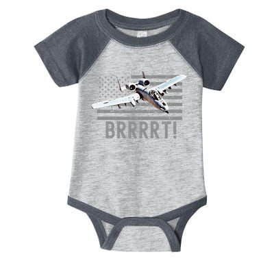 Funny A10 Thunderbolt Warthog BRRRRRT Infant Baby Jersey Bodysuit
