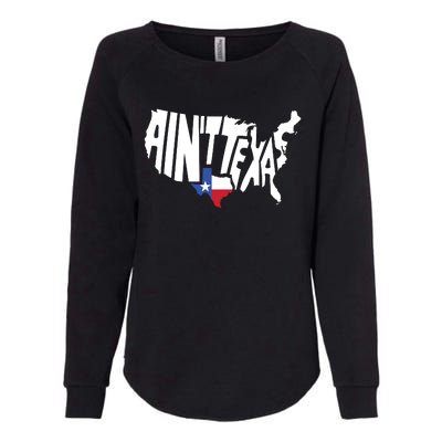 Funny Aint Texas Usa Map Proud Texan Womens California Wash Sweatshirt