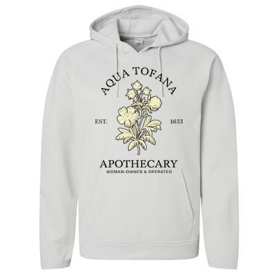 Feminist Aqua Tofana Apothecary Performance Fleece Hoodie