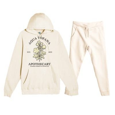 Feminist Aqua Tofana Apothecary Premium Hooded Sweatsuit Set