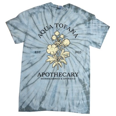 Feminist Aqua Tofana Apothecary Tie-Dye T-Shirt