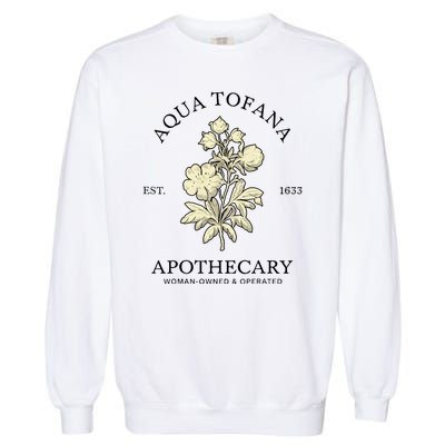 Feminist Aqua Tofana Apothecary Garment-Dyed Sweatshirt