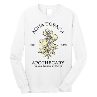 Feminist Aqua Tofana Apothecary Long Sleeve Shirt