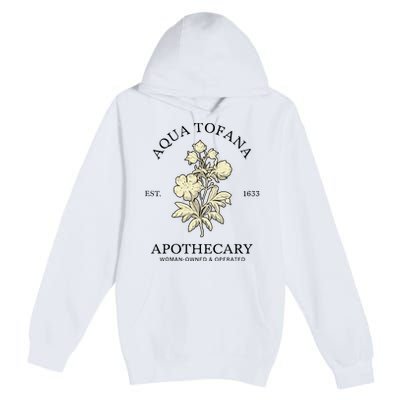 Feminist Aqua Tofana Apothecary Premium Pullover Hoodie