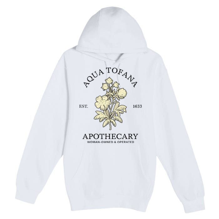 Feminist Aqua Tofana Apothecary Premium Pullover Hoodie