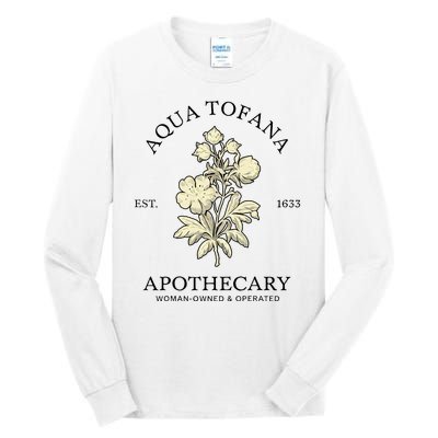 Feminist Aqua Tofana Apothecary Tall Long Sleeve T-Shirt