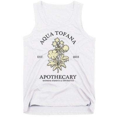 Feminist Aqua Tofana Apothecary Tank Top