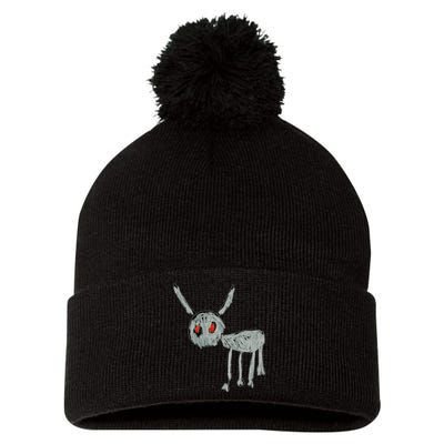 For All The Dogs Pom Pom 12in Knit Beanie