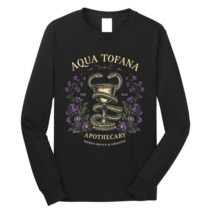 Feminist Aqua Tofana Apothecary Long Sleeve Shirt