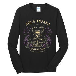 Feminist Aqua Tofana Apothecary Tall Long Sleeve T-Shirt