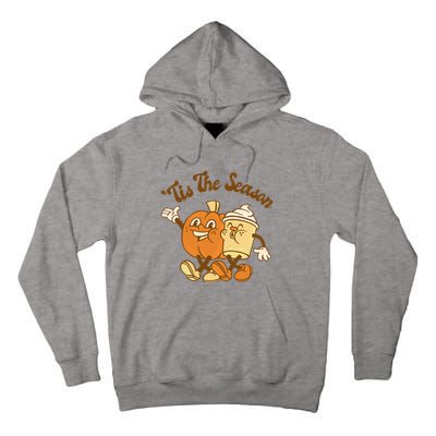 Fall Autumn Tis The Season Pumpkin Spice Coffee Latte Tall Hoodie