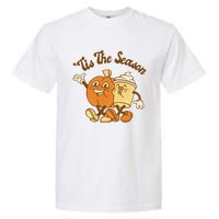 Fall Autumn Tis The Season Pumpkin Spice Coffee Latte Garment-Dyed Heavyweight T-Shirt