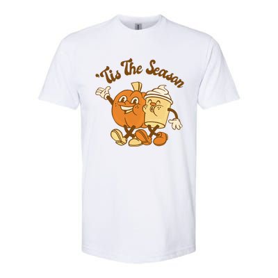 Fall Autumn Tis The Season Pumpkin Spice Coffee Latte Softstyle® CVC T-Shirt