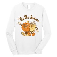 Fall Autumn Tis The Season Pumpkin Spice Coffee Latte Long Sleeve Shirt