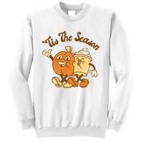 Fall Autumn Tis The Season Pumpkin Spice Coffee Latte Sweatshirt