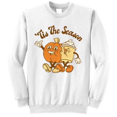 Fall Autumn Tis The Season Pumpkin Spice Coffee Latte Sweatshirt