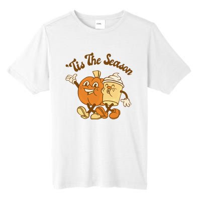 Fall Autumn Tis The Season Pumpkin Spice Coffee Latte Tall Fusion ChromaSoft Performance T-Shirt